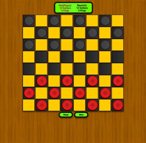 Checkers Game .